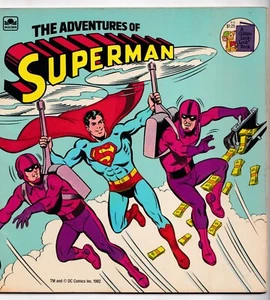 The Adventure of Superman - A Golden Look-Look Book (1982) | Golden | Mid Grade - Picture 1 of 2