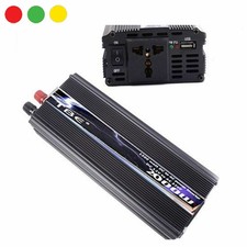 Inverter 2000w Watt 12v 220v Trasformatore Auto Campeggio Barca PC Presa USB SG