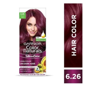 Garnier, Hair Colouring Creme,Long-lasting Colour,Shade: 6.26 Plum Red 55mL+50g - Picture 1 of 8