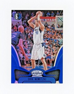 DIRK NOWITZKI 2018-19 Panini Certified Mirror Blue #63/199 Dallas Mavericks