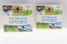 Nintendo Wii SPORTS Paper Case and Instruction Book ONLY - NO DISC!!!!!