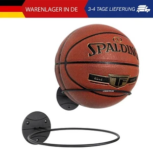 Ball Halterung Wand Ballhalter Basketballhalter Wandhalterung 2er-Set, Wandmonta - Bild 1 von 8