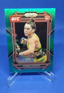 2023 Panini Prizm UFC Norma Dumont Teal Prizm Rookie RC #26/49 Featherweight