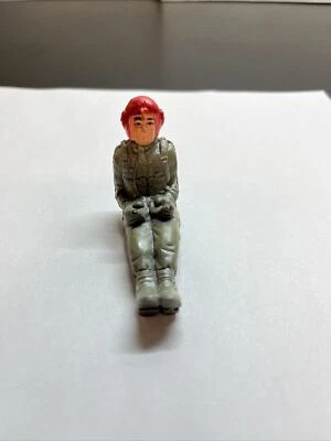 Vintage Corded Remote Control Fighter Jet Helicopter Pilot Figure Hong Kong E7 - Image 1 of 2