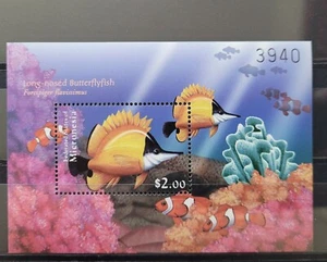 Micronesia 2000 / Marine Life - Coral Reef Fish - forceps butterflyfish / 1v  - Picture 1 of 1