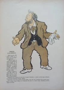 ORESTE CALABRESI (Macerata 1857 – Lecco 1915) Attore Teatrale. - Picture 1 of 1