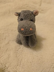 Russ Berrie Luv Mascotas Peluche Hipopótamo HOOPLA Pequeño Gris Flojo Bolsa de Frijoles Juguete Lovey 5" - Imagen 1 de 9