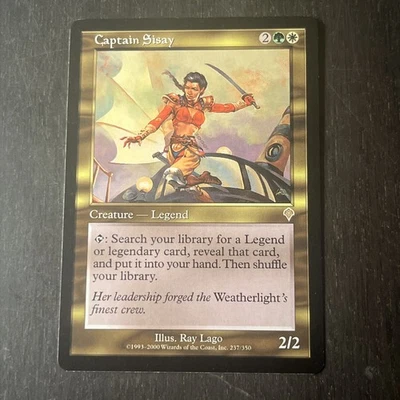 MTG SINGLE - (1x) Captain Sisay - Invasion - LP/NM - Image 1 of 4
