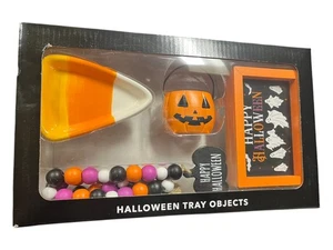 Objetos Bandeja Halloween - Colección Feliz Halloween, Maíz Caramelo, Fantasmas, Calabaza - Imagen 1 de 6