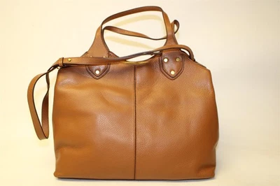 Banana Republic NEW Carryall Bag Nutmeg 386969 Leather Hobo Tote Satchel $228 - Image 1 of 4
