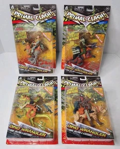 Juego de 4 figuras Lanard Primal Clash Dino Wrangler - Walmart Excl. - Leer Desc - Imagen 1 de 11