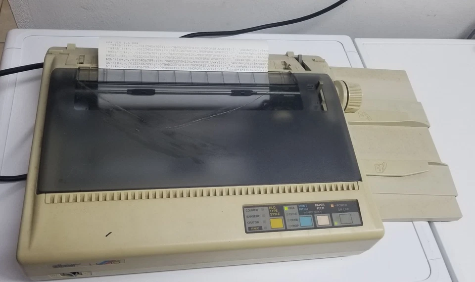 Stampante ad aghi Star Colour LC-10 funzionante Vintage - Immagine 1 di 4