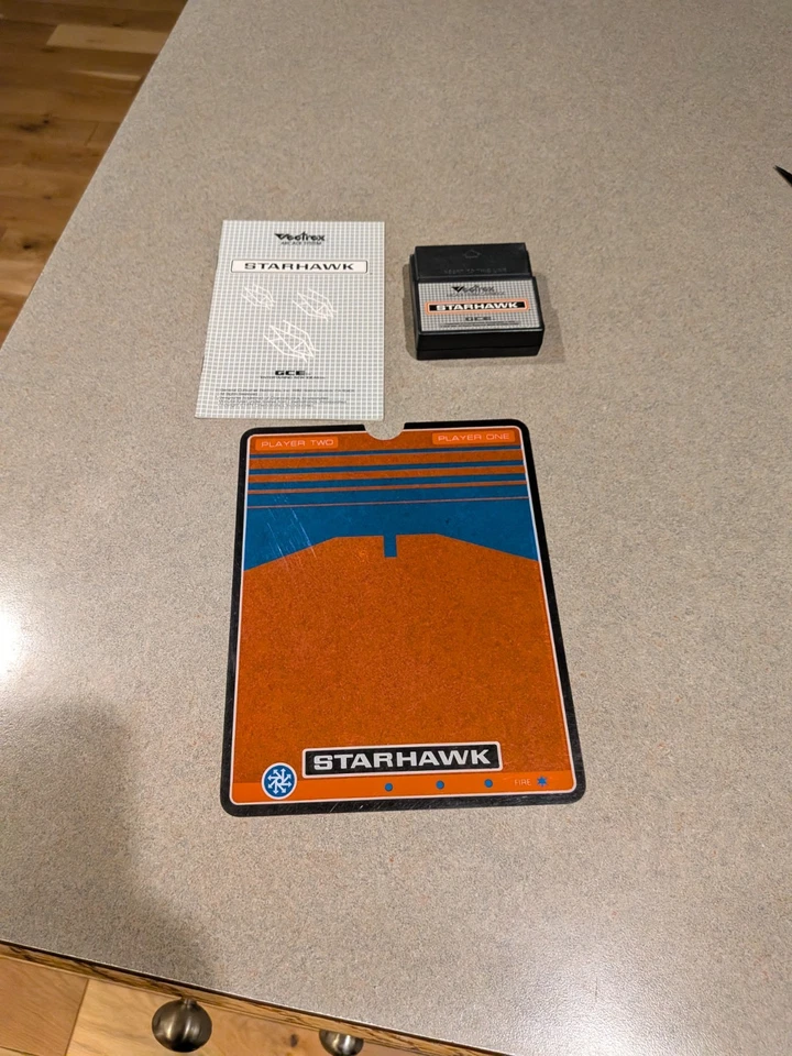 Starhawk (Vectrex) mit Handbuch und Overlay - Bild 1 von 1