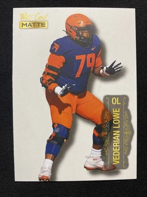 2022 Wild Card MATTE - White #MB-128 Vederian Lowe  (RC) - Image 1 of 2