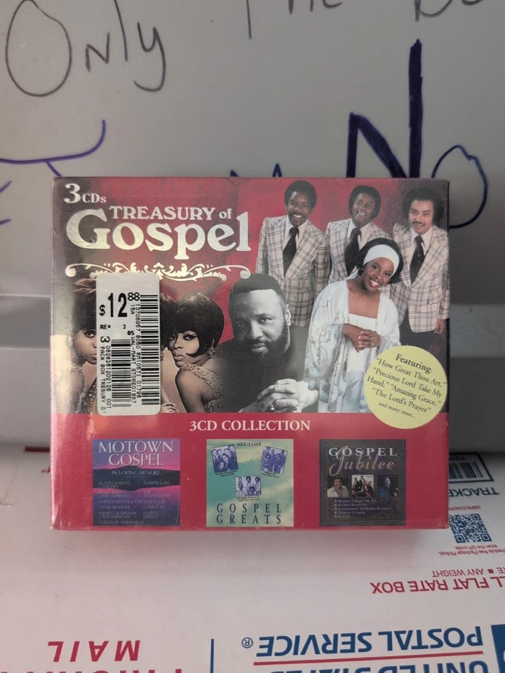Treasury of Gospel CD Box Set Motown Gospels Gospel Greats Jubilee Sealed #162L Foto 1 de 4