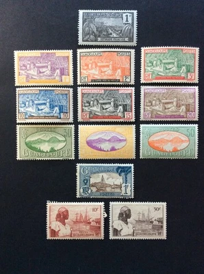BroadviewStamps Guadeloupe #54,96-9, 100-03, 105, 107, 110, 121, 189-90 MNH F-VF - Image 1 of 2