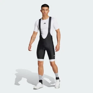 adidas men Essentials 3-Stripes Legacy Bib Shorts - Picture 1 of 6