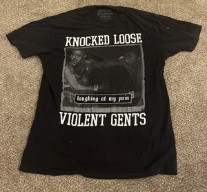 Knocked Loose Violent Gentlemen Shirt Medium Laugh Tracks RARE  - Picture 1 of 6