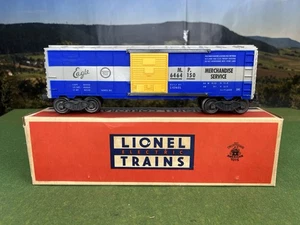 LIONEL POSTWAR 6464-150 MISSOURI PACIFIC EAGLE BOXCAR IN EXCELLENT CONDITION BOX - Picture 1 of 21