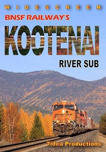 BNSF Railways Kootenai River Sub DVD by 7idea Productions - Image 1 of 1