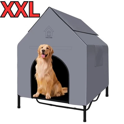 Casas para perros extra grandes XL XXXL interior exterior tienda resistente a la intemperie elevada Foto 1 de 4