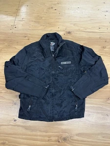Harley Davidson Motorcycle Jacket Women's Medium Black Riding Cinch Waist - Bild 1 von 8
