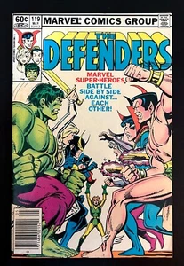 Defenders #119 Classic Superhero Battle Cover Newsstand Issue Marvel Comics 1983 - Picture 1 of 5