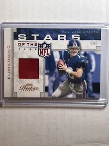 RARE # /25 GAME WORN 2008 PLAYOFF PRESTIGE STARS OF THE NFL ELI MANNING JERSEY - Picture 1 of 2