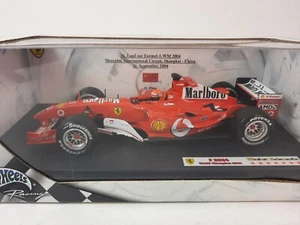 Hot Wheels Ferrari F2004 #1 Michael Schumacher WC 2004 China FULL LIVERY 1/18 - Foto 1 di 4