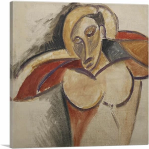 ARTCANVAS Bust 1907 Canvas Art Print by Pablo Picasso - Picture 1 of 11