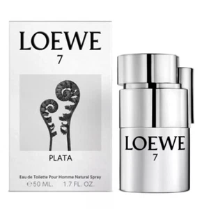 LOEWE 7 PLATA 50 ML EDT pour Homme spray Discontinued Batch 2019 1.7oz SEALED 💝 - Imagen 1 de 2