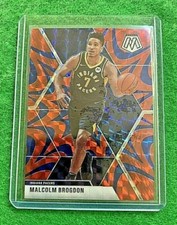 MALCOLM BROGDON MOSAIC BLUE PRIZM CARD JERSEY#7 PACERS 2019-20 MOSAIC BASKETBALL
