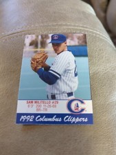 1992 Cracker Jack Columbus Clippers Police Sam Militello #7