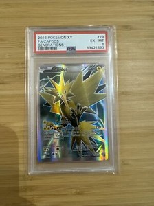 Zapdos 29/83 - Pokémon Generations Full Art - PSA 6