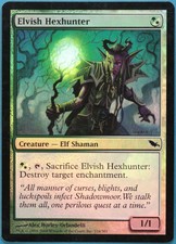 Elvish Hexhunter FOIL Shadowmoor PLD White Green Common CARD (211021) ABUGames