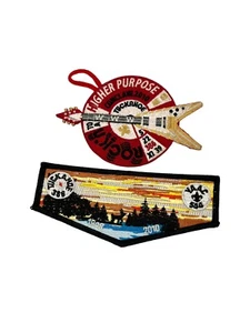 Rock’n To A Higher Purpose Conclave 2010 Tuckahoe Guitar BSA Patch Rare Set YAAC - Picture 1 of 7