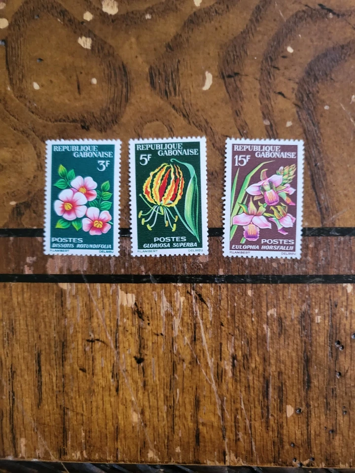 Stamps Gabon Scott #176-8 nh - Image 1 of 1