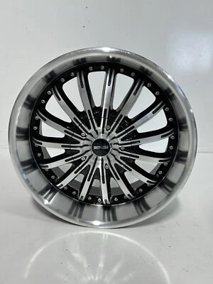 DropStars 640 preto 20x8,5 polegadas aro de roda Lincoln MarkVIII Continental - Imagem 1 de 4