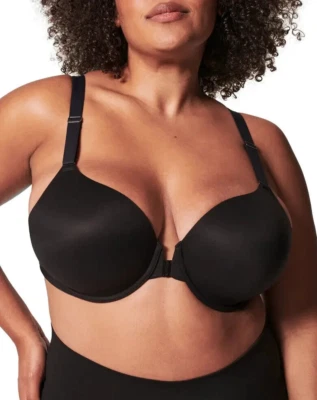 NUEVO BRA-LLELUYA SPANX 30069R! SUJETADOR CON AROS MUY NEGRO TALLA 38D Foto 1 de 4