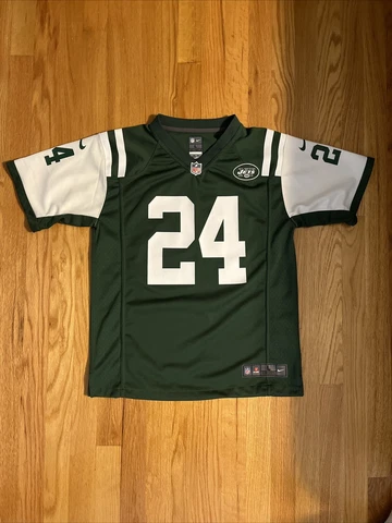 Darrelle Revis New York Jets NFL Football Nike Youth Jersey: Large 14/16 Green Cover
