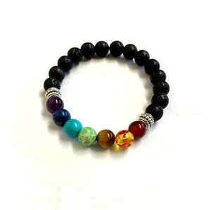 7 chakra bracelet natural stone - Picture 1 of 1