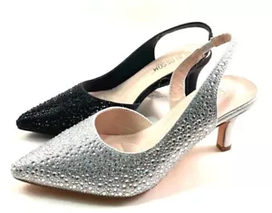 De Blossom Tammy Wide Width Embellished Pointed Toe Dress Shoe Choose Sz/Color - Picture 1 of 15
