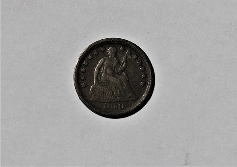 1850-O Circulated Seated Liberty Half Dime - New Orleans Mint Cover
