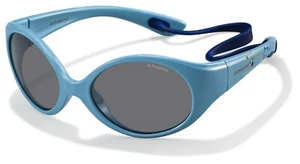 Polaroid Kids Sunglasses PLD 8010/S MIF (Y2) Light Blue/Grey Polarized (Kids) - Picture 1 of 1