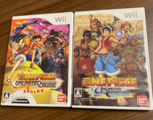One Piece Unlimited Cruise Episode 2 & Unlimited Adventure set Nintendo Wii - Picture 1 of 8