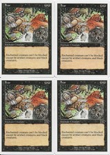 MTG: FEAR 6th Edition COMMON; played, Excellent condition x4