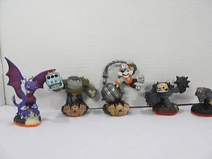 Skylanders Lote de 5: Cinder Shark Shooter Smash Hit Fist Bump Rocket Ram - Imagen 1 de 19