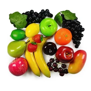 Artificial Fruits Pack, Fake Fruits for Home Decor, Simulation Fruit Set, Par... - Picture 1 of 7