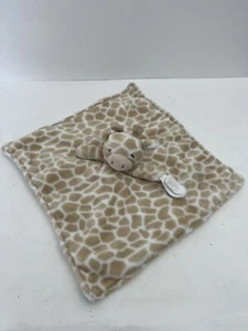 Manta de seguridad para bebé Carter's Giraffe Lovey soporte para chupete de felpa beige y blanco - Imagen 1 de 10