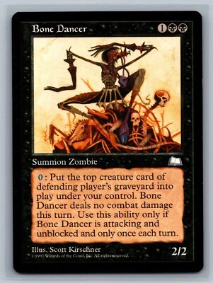 Magic The Gathering Weatherlight Bone Dancer MTG TCG CCG - Image 1 of 2